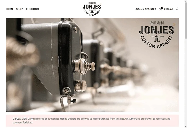 jonjess ecommerce website done by webconsultsmb