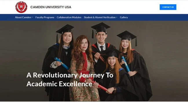 cambenuniversity website is created by webconsultsmb.com