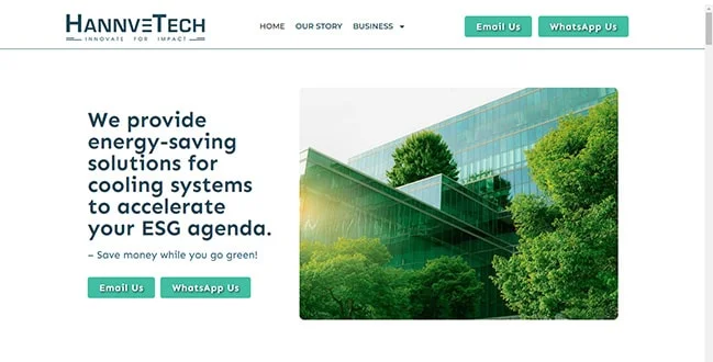 hannvetechnology website by webconsultsmb.com