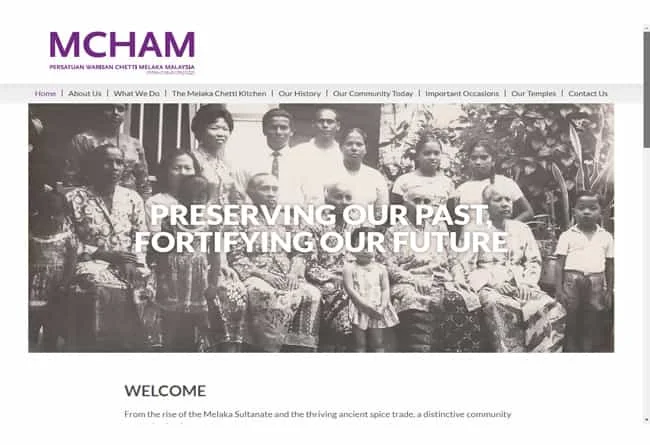 melaka chetti kitchen website by webconsultsmb.com